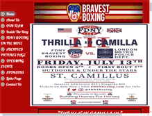 Tablet Screenshot of fdnyboxing.com